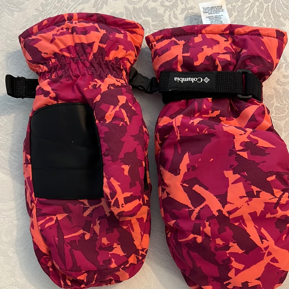 Columbia kids Ski/winter insulated mittens kids size L, 10-12 yr